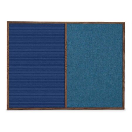 United Visual Products Slim Style Indoor Enclosed Radius Corkbo UVRDS48SB-BRONZE-PUMICE